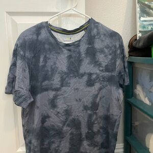 Larsson & Co Blue Tie-Dye Men's Shirt